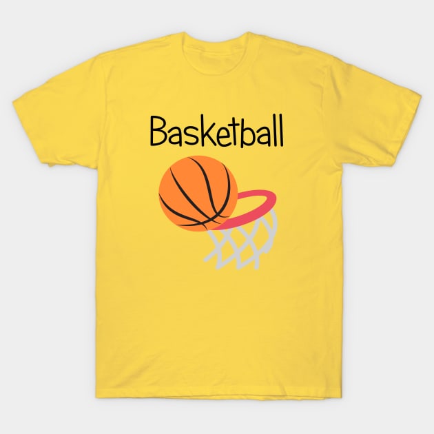 Basketball T-Shirt by EclecticWarrior101